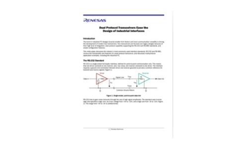 Dual Protocol Transceivers Ease the Design of Industrial Interfaces