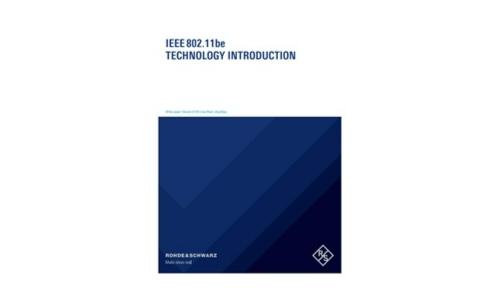 IEEE 802.11be Technology Introduction