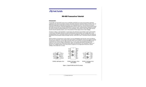 RS-485 Transceiver Tutorial