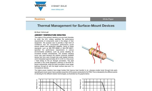 Thermal Management for Surface-Mount Devices