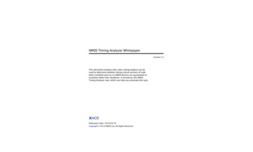 XMOS Timing Analyzer Whitepaper